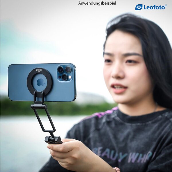 Leofoto Magnetische Smartphonehalterung PS-5 black  black