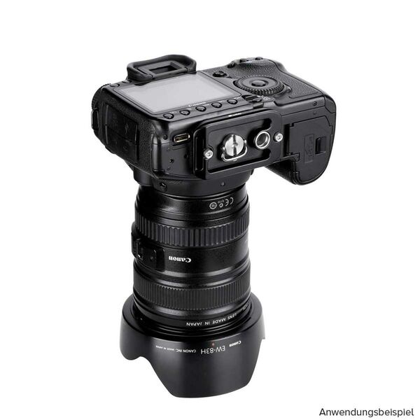 Leofoto NP-65 Arca-Swiss-Schnellwechselplatte mit QD-Buchse 