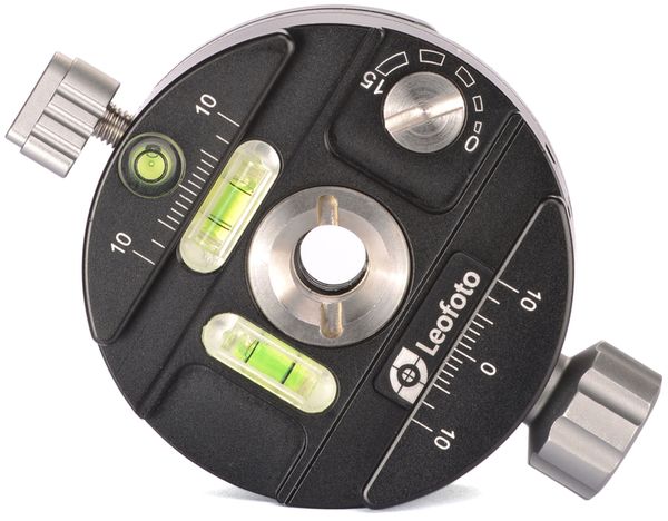 Leofoto PAN-02 Panning clamp + QP70 plate + Bag 