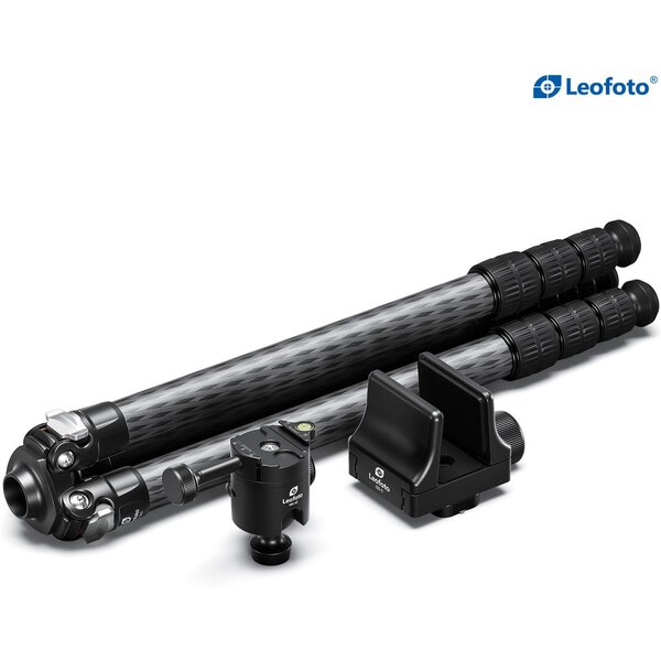 Leofoto SA-324C Carbon-Dreibeinstativ + Kugelkopf MK-40 + Waffenklemmhalterung GS-3 