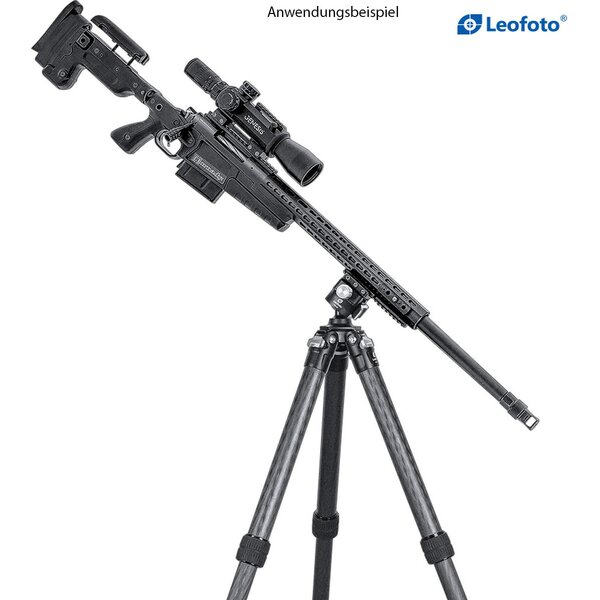Leofoto SA-324CL Carbon-Dreibeinstativ mit Gewehraufnahme MA-30 