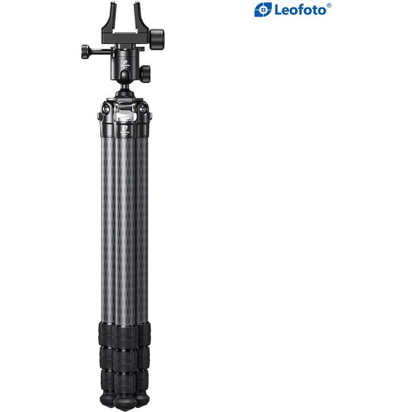 Leofoto SA-364C Carbon-Dreibeinstativ + Kugelkopf MK-40 + Gewehrklemme GS-3 