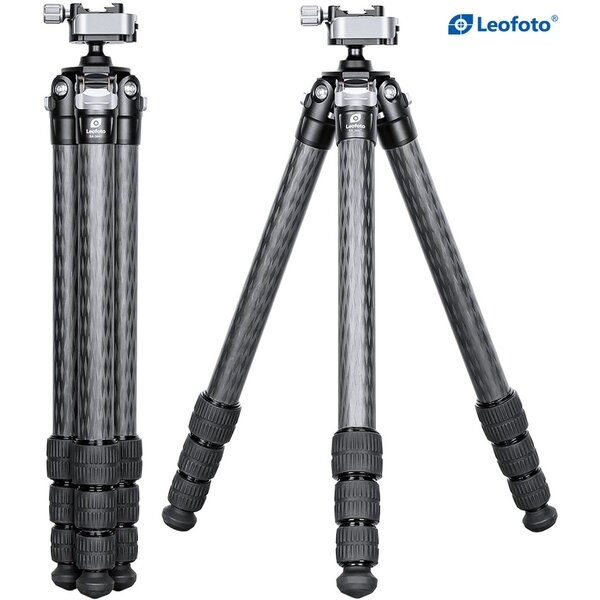 Leofoto SA-364C Carbon-Dreibeinstativ und Gewehraufnahme MA-30 