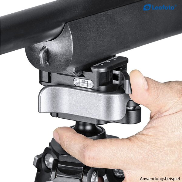 Leofoto SA-404C Carbon-Dreibeinstativ und Gewehraufnahme MA-30L 