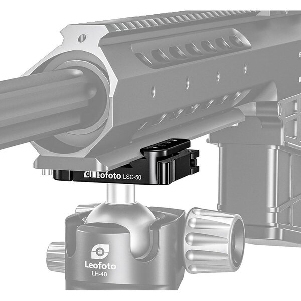 Leofoto Schnellkupplung LSC-50 für Arca-Swiss und Weaver-/Picatinny-Schiene 