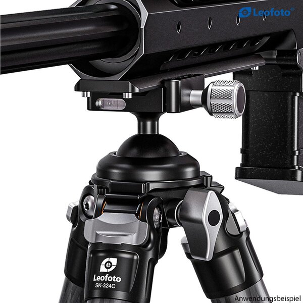 Leofoto SK-324C Carbon-Dreibeinstativ mit Gewehraufnahme 