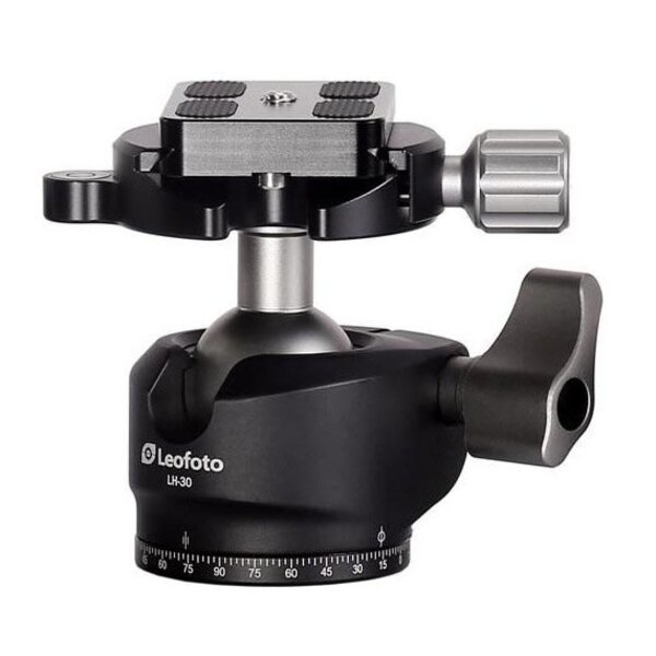 Leofoto Stativ-Kugelkopf LH-30 + Schnellwechselplatte BPL-50 
