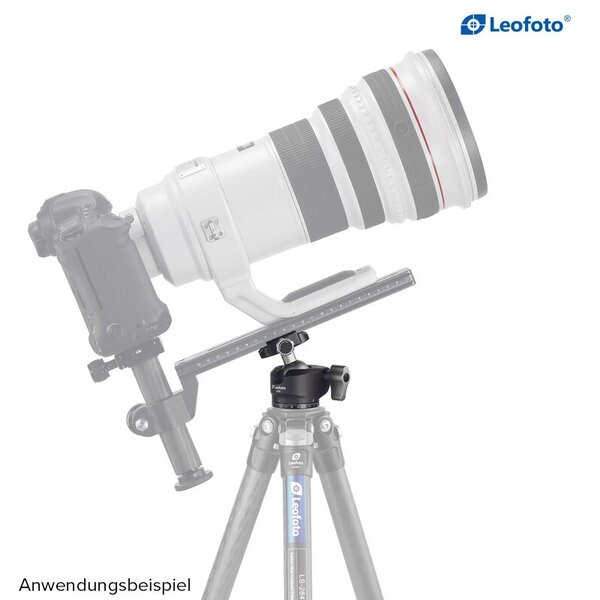 Leofoto Stativ-Kugelkopf LH-30 + Schnellwechselplatte BPL-50 