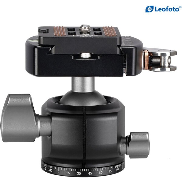 Leofoto Stativ-Kugelkopf LH-30LR + Schnellwechselplatte NP-50 