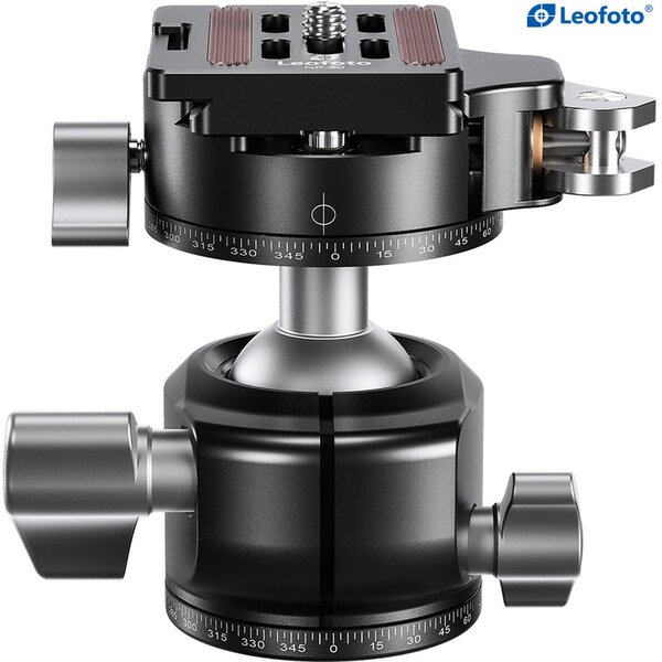 Leofoto Stativ-Kugelkopf LH-30PCL, Dual-Panoramafunktion + Schnellwechselplatte NP-60 