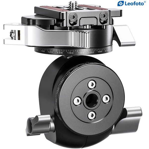 Leofoto Stativ-Kugelkopf LH-30PCL, Dual-Panoramafunktion + Schnellwechselplatte NP-60 