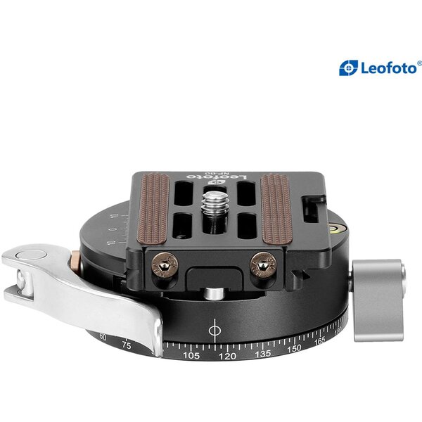 Leofoto Stativ-Kugelkopf LH-40PCL, Dual-Panoramafunktion + Schnellwechselplatte NP-60 