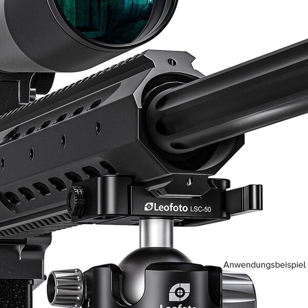 Leofoto Stativ-Kugelkopf LH-55 SC Kugelkopf mit Arca-Swiss- & Picatinny-Aufnahme 