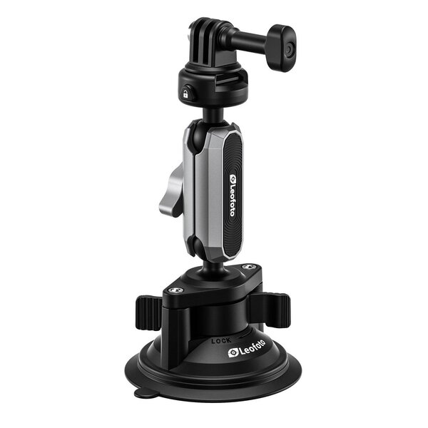 Leofoto Stativ LAC-04 Saughalterung für Action-Cams 