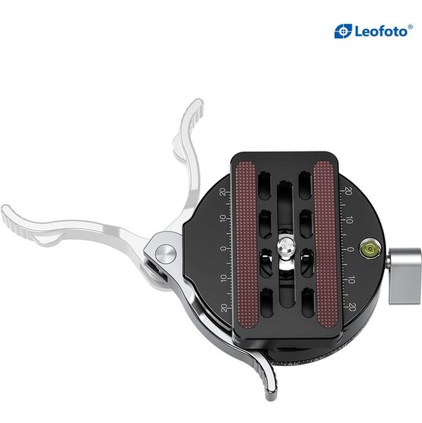 Leofoto Stativ-Panoramakopf Panoramateller PCL-70 + Schnellwechselplatte QP-70N 