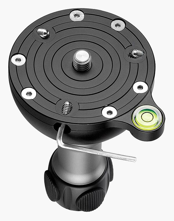 Leofoto Summit 75mm Leveling Base + Platform  Long With Hook