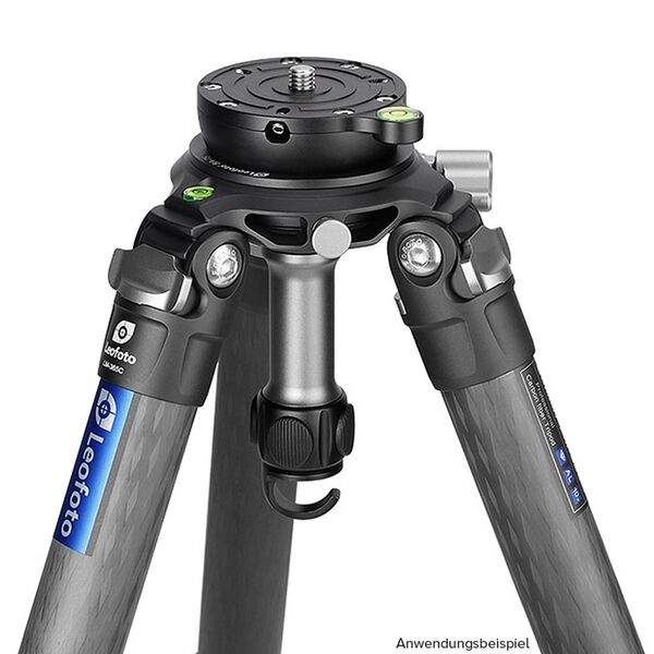 Leofoto Summit 75mm Leveling Base + Platform  Long With Hook