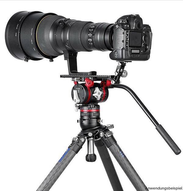 Leofoto Summit 75mm Leveling Base + Platform  Middle With clamp