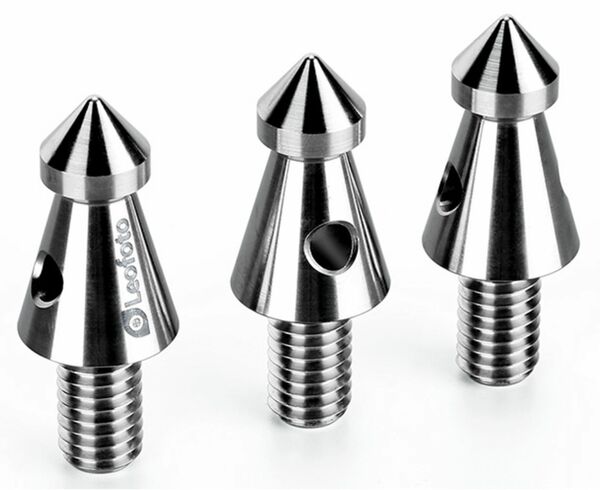 Leofoto TF-01 Titanium Spike-Stativfüße 3er-Set 