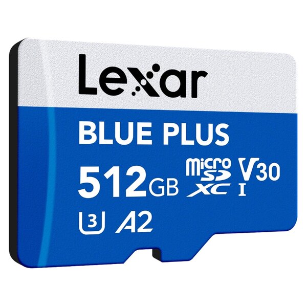 Lexar microSDXC Blue Plus UHS-I V30 Read 170MB/s mit SD Adapter  512 GB