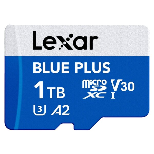 Lexar microSDXC Blue Plus UHS-I V30 Read 170MB/s mit SD Adapter  1 TB