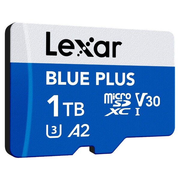 Lexar microSDXC Blue Plus UHS-I V30 Read 170MB/s mit SD Adapter  1 TB