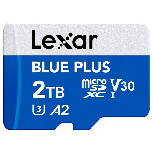 Lexar microSDXC Blue Plus UHS-I V30 Read 170MB/s mit SD Adapter  2 TB