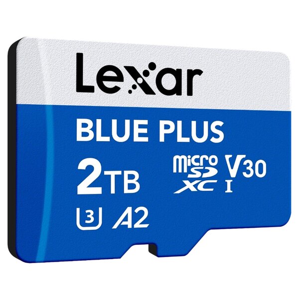 Lexar microSDXC Blue Plus UHS-I V30 Read 170MB/s mit SD Adapter  2 TB