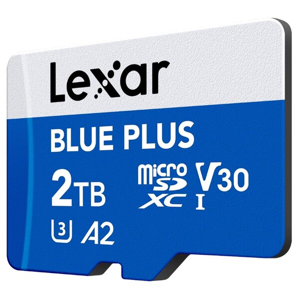 Lexar microSDXC Blue Plus UHS-I V30 Read 170MB/s mit SD Adapter  2 TB