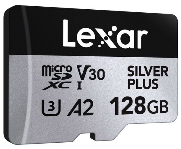Lexar microSDXC Silver Plus UHS-1 V30 R205/W100MB/s  128 GB