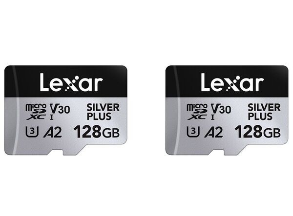 Lexar microSDXC Silver Plus UHS-1 V30 R205/W100MB/s - 2PACK  128GB