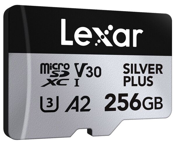 Lexar microSDXC Silver Plus UHS-1 V30 R205/W100MB/s  256 GB