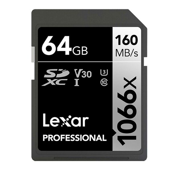 Lexar SDXC Professional Type Silver - 1066x 160MB/s V30 I  64 GB