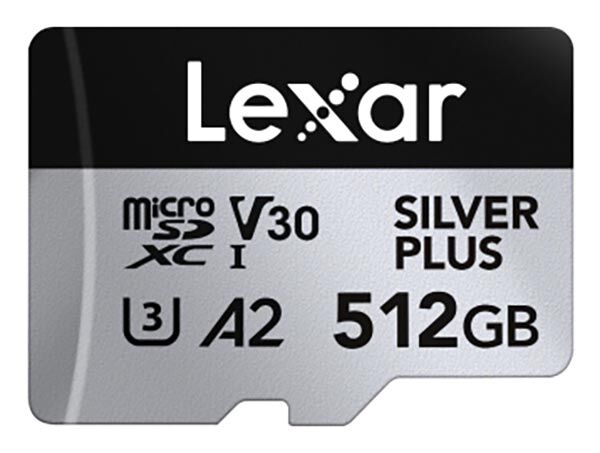 Lexar Professional Silber Plus MicroSDXC UHS-1 V30  512 GB