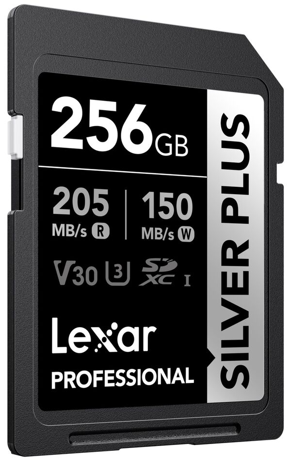 Lexar SD Silver Plus UHS-1 V30 R205/W150MB/s  256GB