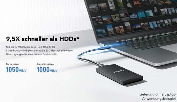 Lexar SL300 Portable SSD USB 3.2 Gen2  1TB