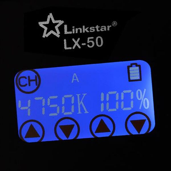Linkstar Flexibles Bi-Color LED Panel  LX-50  30x30 cm