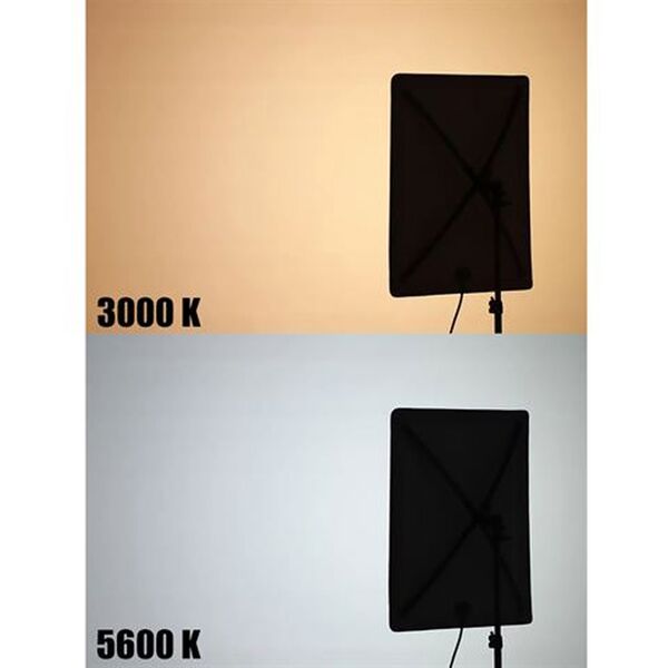 Linkstar Flexibles Bi-Color LED Panel  LX-50  30x30 cm