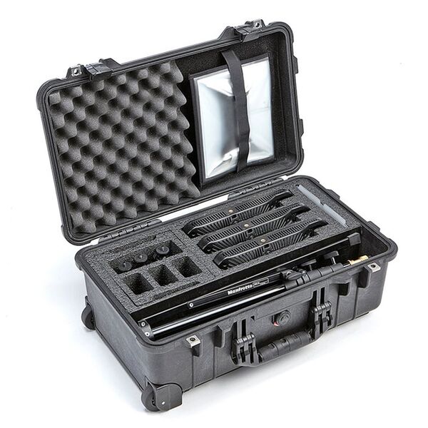 Litepanels Lykos+ BiColor Flight Kit with Battery Bundle 