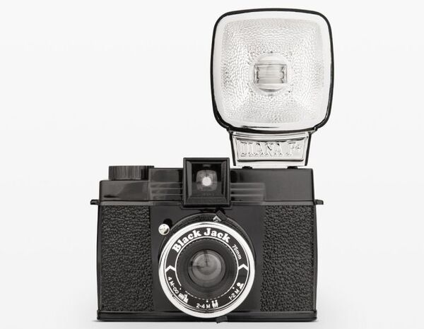 Lomography Diana F+ Kamera & Blitz  Black Jack