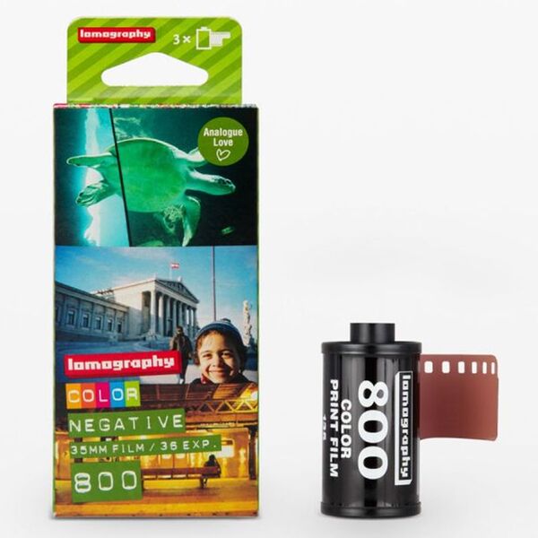 Lomography Farbnegativfilm 35 mm ISO 800  3er Pack