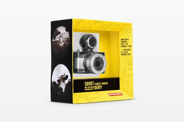 Lomography Fisheye Baby 110  Metal Black