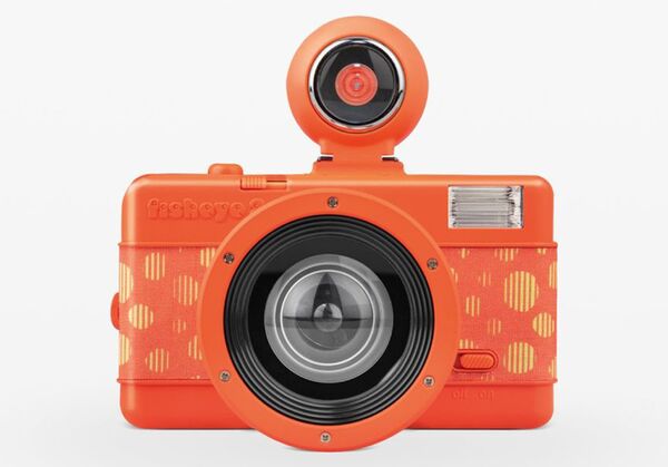 Lomography Fisheye No. 2 Camera  Papaya Pop