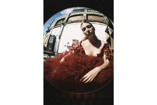 Lomography Fisheye No. 2 Camera  Papaya Pop