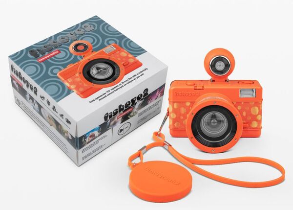 Lomography Fisheye No. 2 Camera  Papaya Pop