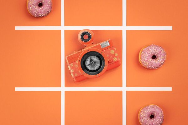 Lomography Fisheye No. 2 Camera  Papaya Pop