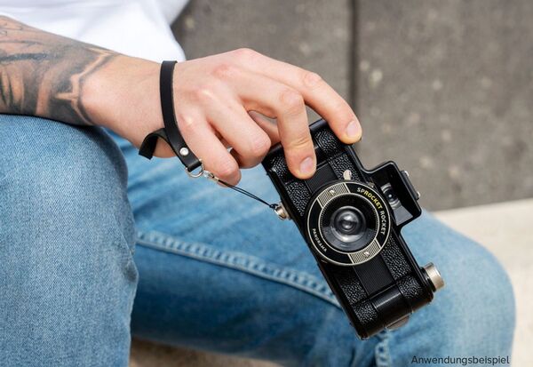 Lomography Handschlaufe  Black Leder