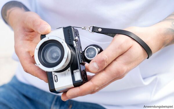 Lomography Handschlaufe  Black Leder