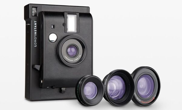 Lomography Lomo'Instant Mini + 3 Objektive  Black