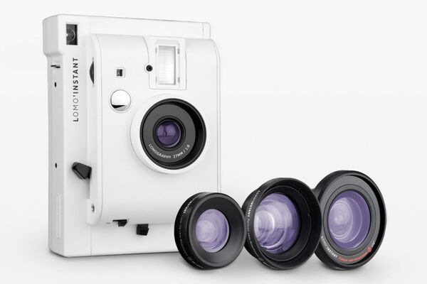Lomography Lomo'Instant Mini + 3 Objektive  White